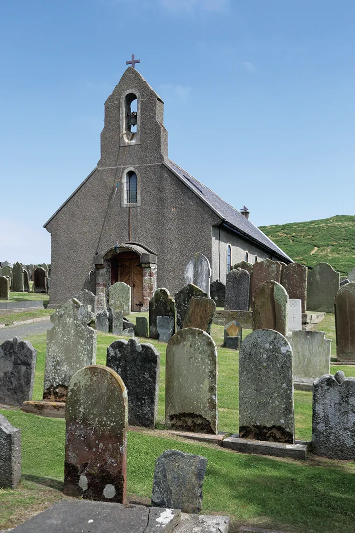 Maughold church on the east coast of the Isle of Man/Credit: Alamy