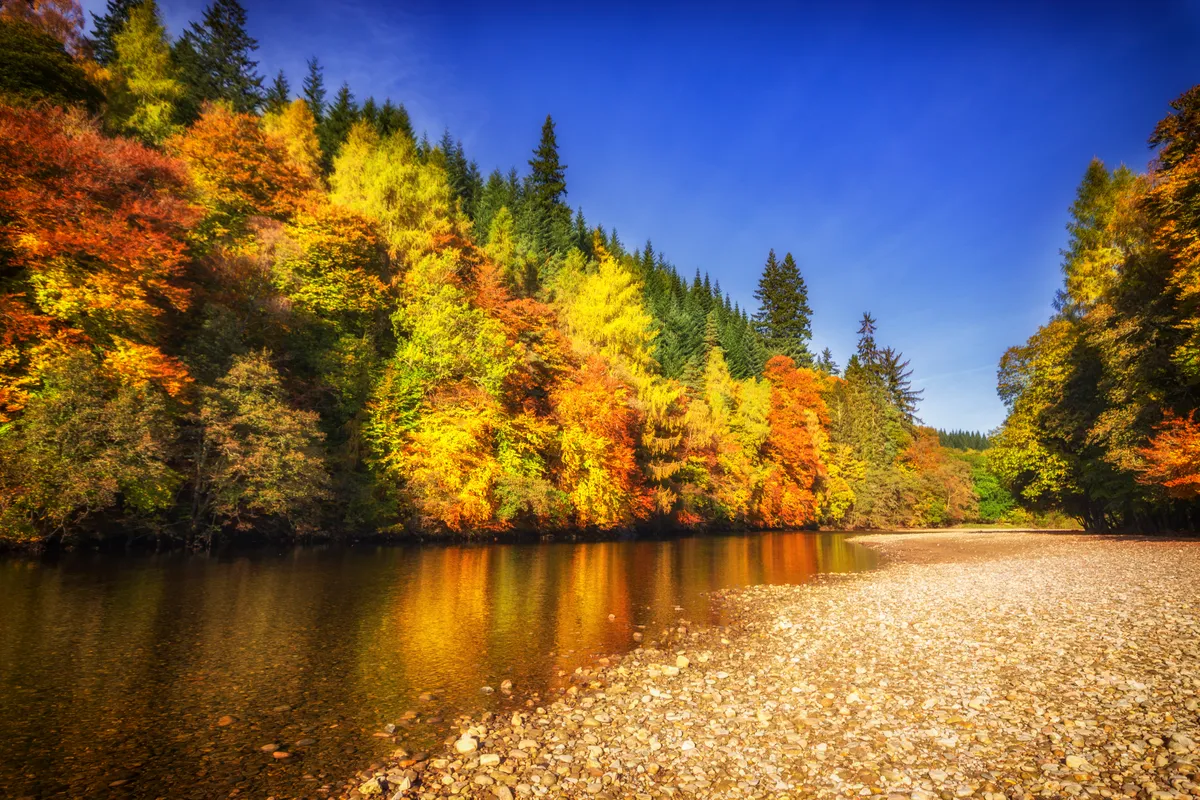 River Garry in autumn