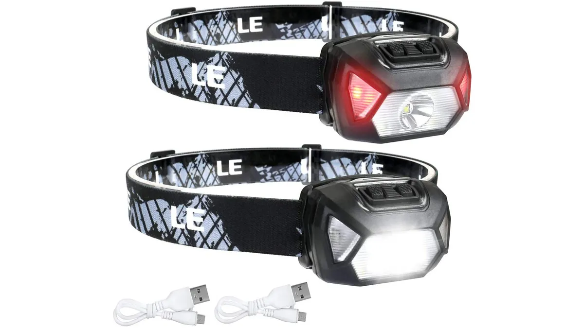 LE Head Torch Rechargeable