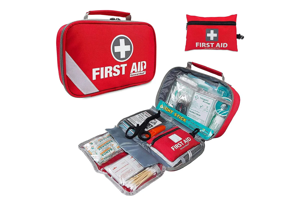 First aid kit with bonus mini kit
