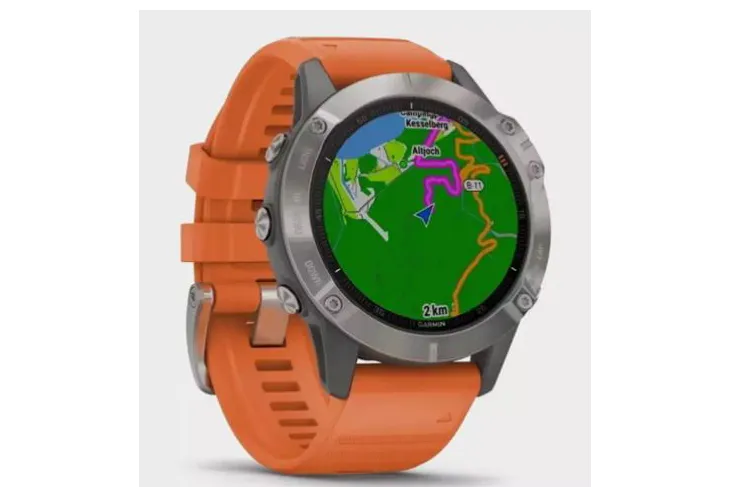 Orange Garmin Multi Sport Watch