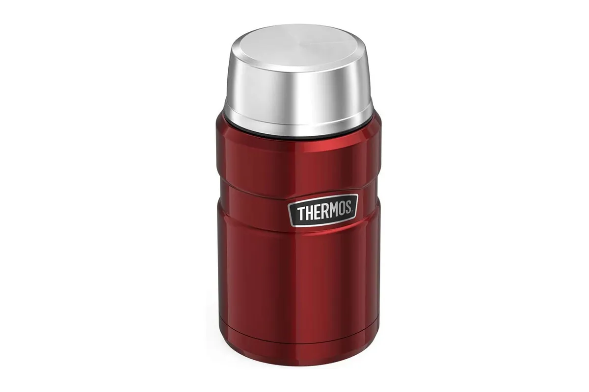 Red food flask