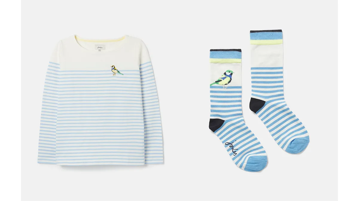 Joules RSPB top and socks