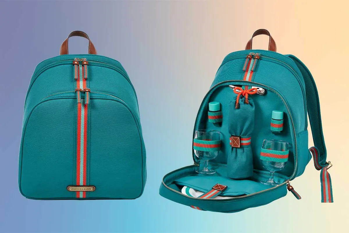 Fortnum & Mason Canvas Picnic Backpack