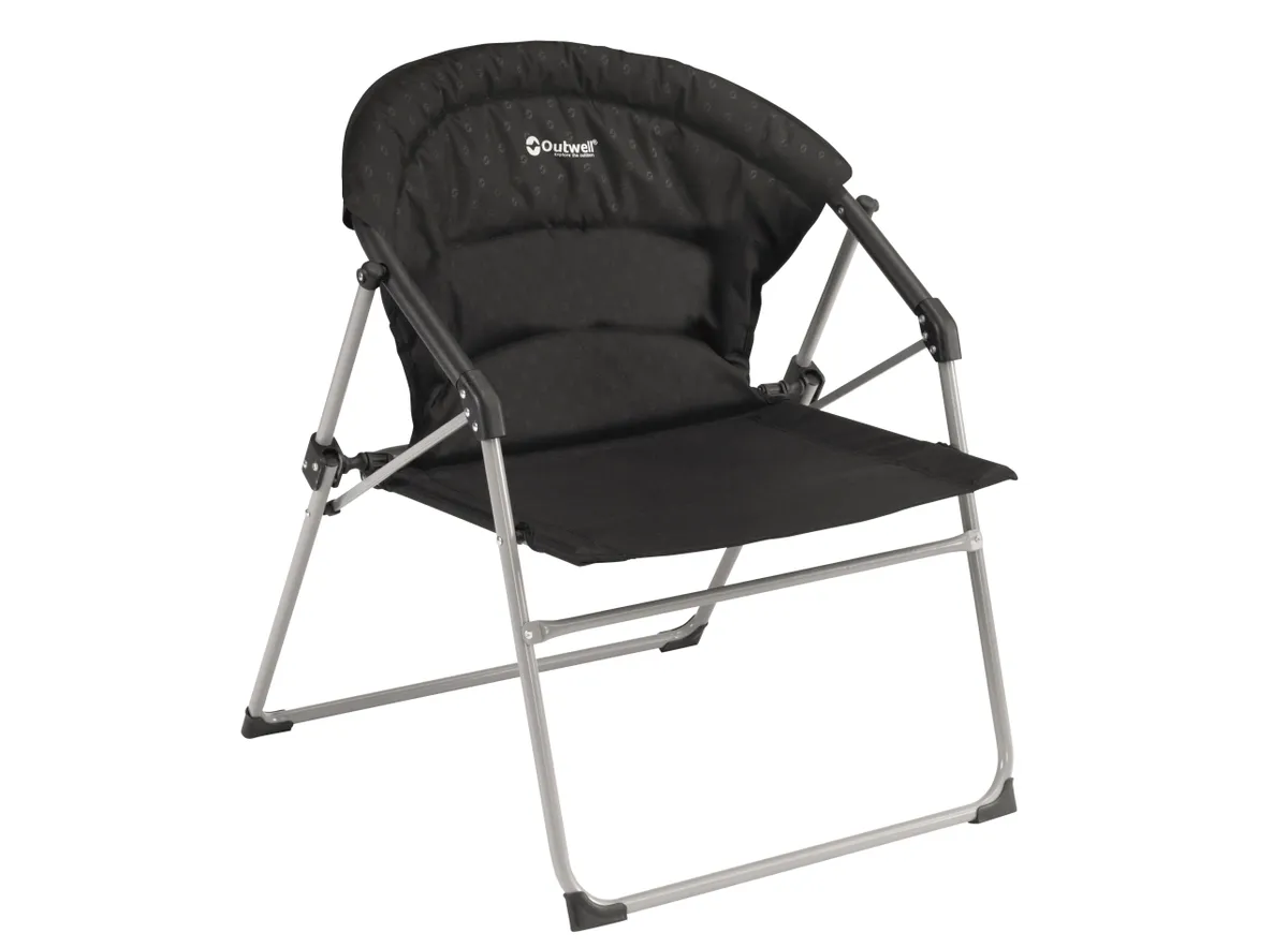 Black camping chair