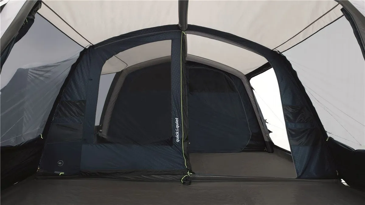 Outwell Airville 6SA tent interior shot with door and insect mesh
