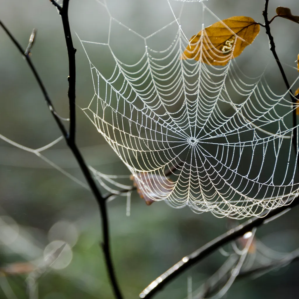 Web in the woods