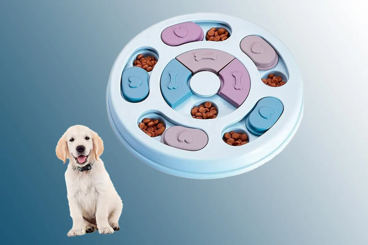 Elezenioc Dog Puzzle Slow Feeder Toy