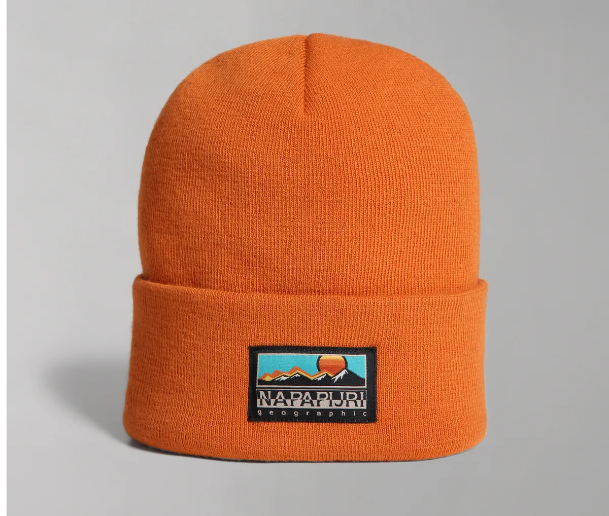 Orange beanie hat