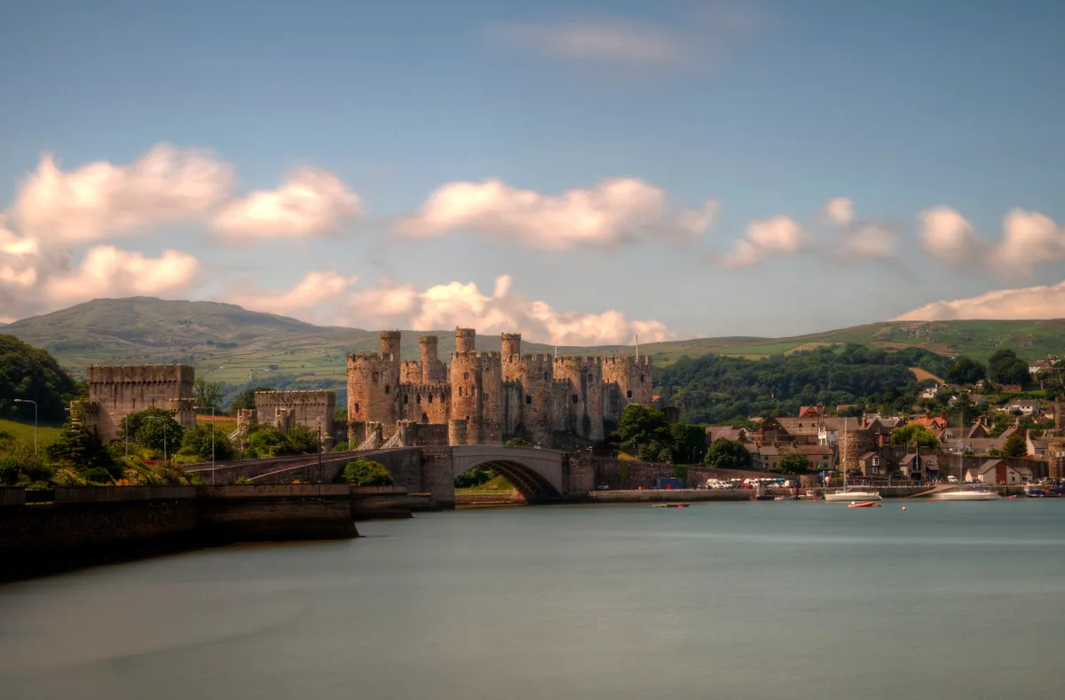 Conwy Castle and town in Wales