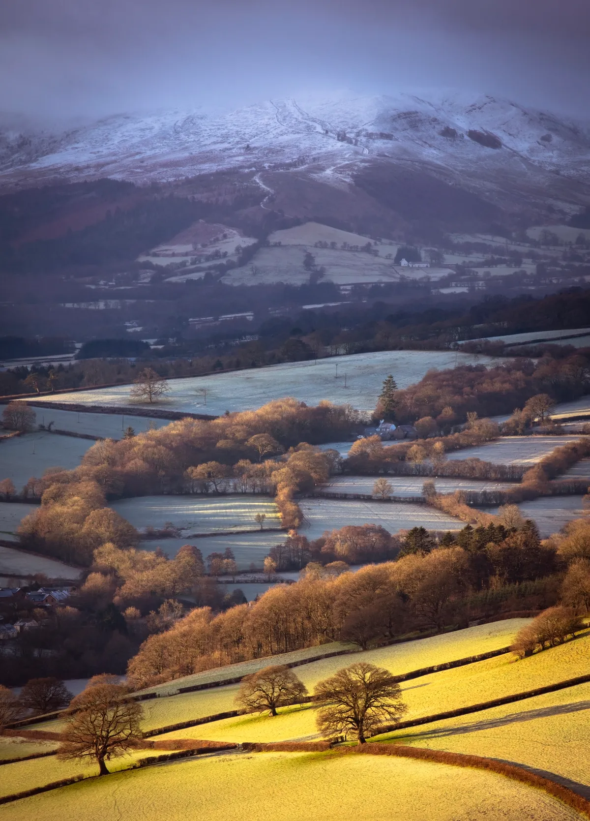Brecon in Winter by Will Davies