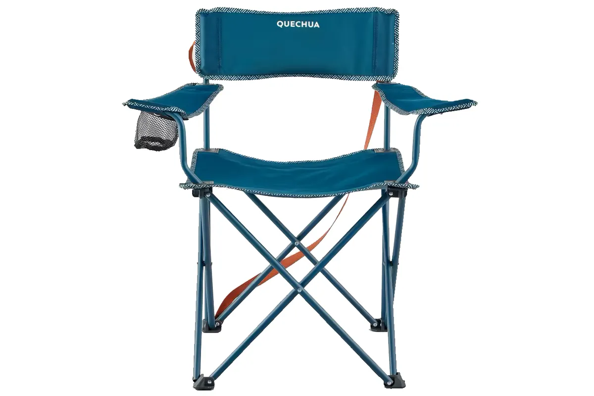 Quechua camping chair on a white background