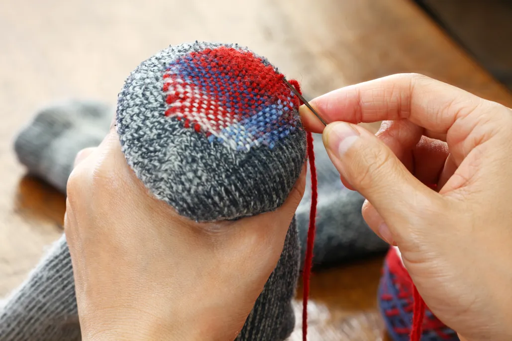 How to Darn Socks 3 Ways - The Woolery