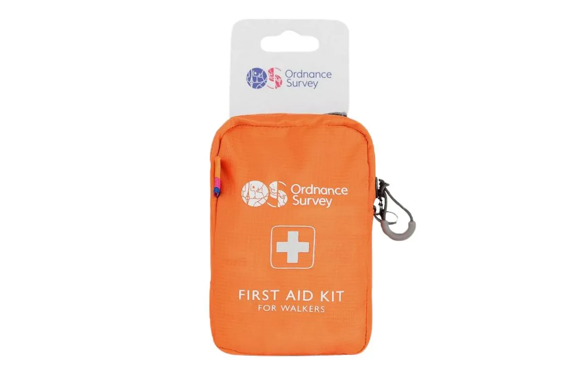 Orange first aid kit