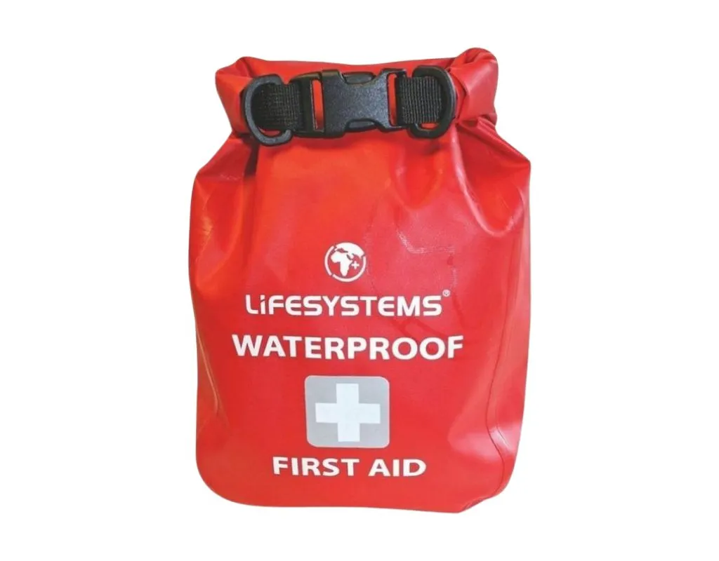 Red first aid kit 