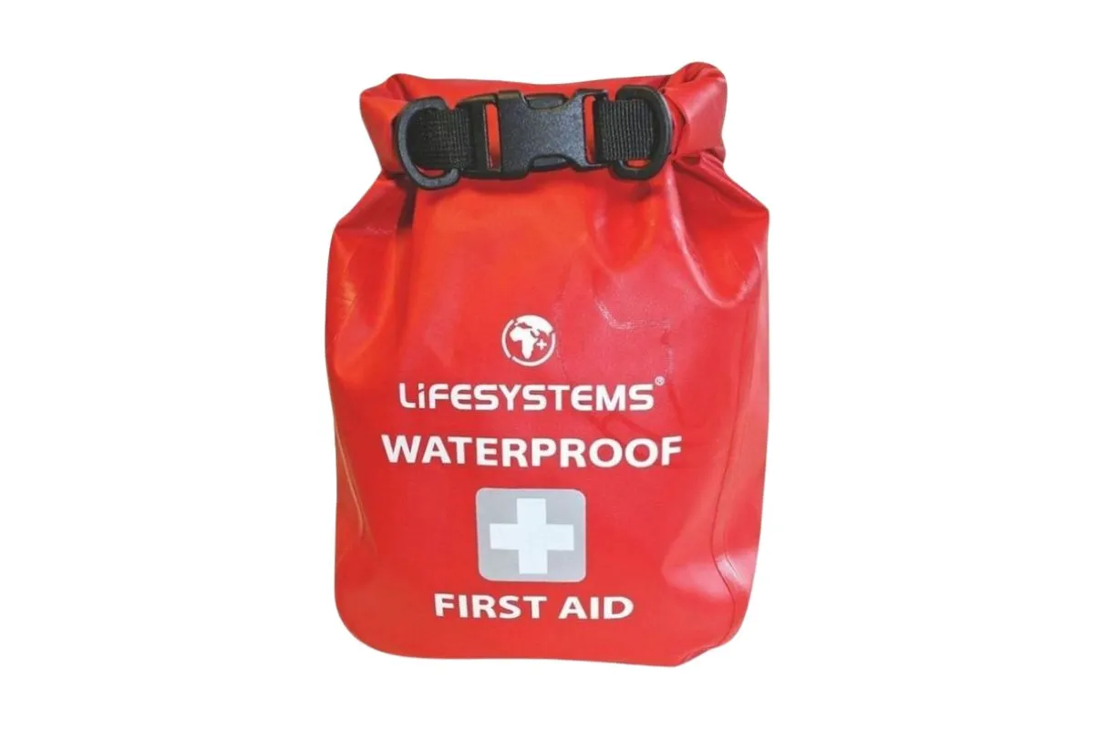 Red first aid kit 