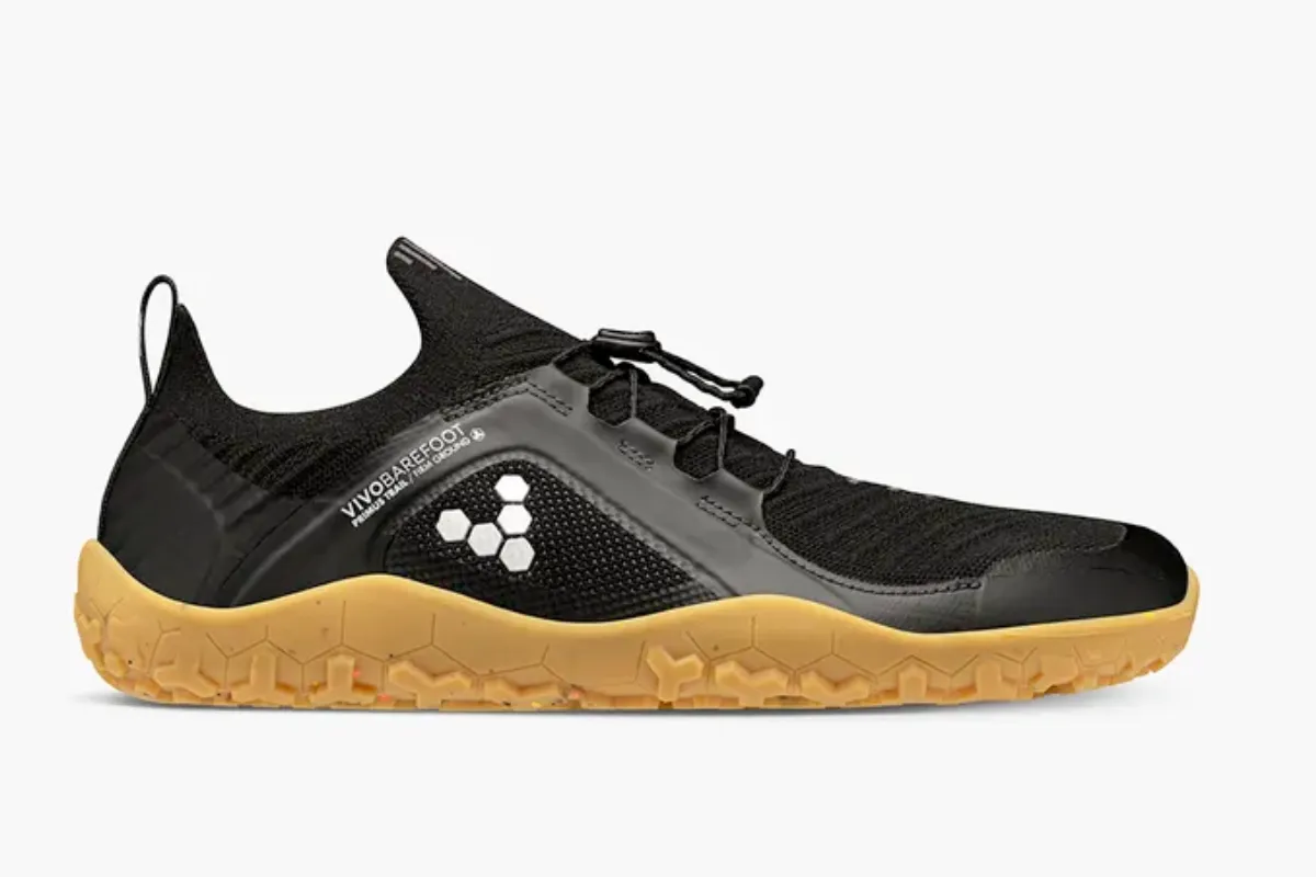 Vivobarefoot Primus Trail Knit FG shoes from the outside side