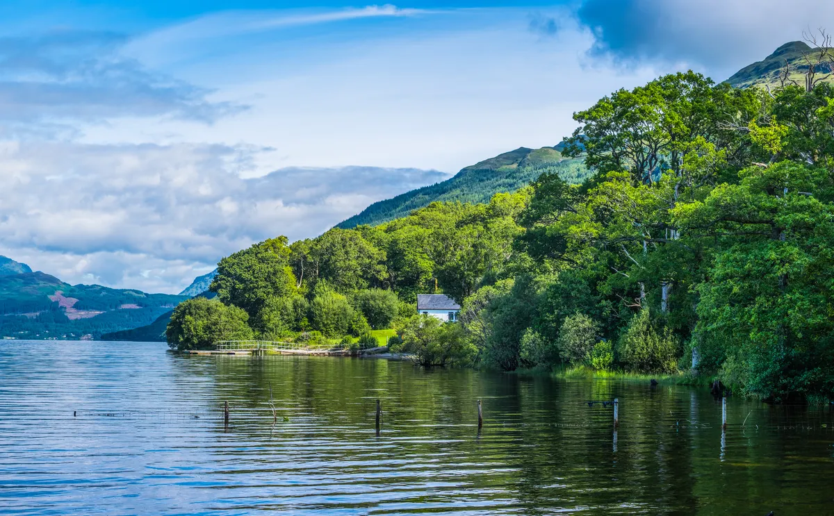 Loch Lomond and the Trossachs in summer