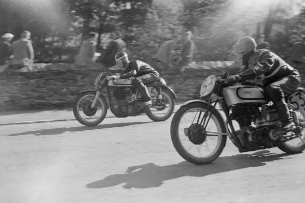 Old image of the Manx Grand Prix