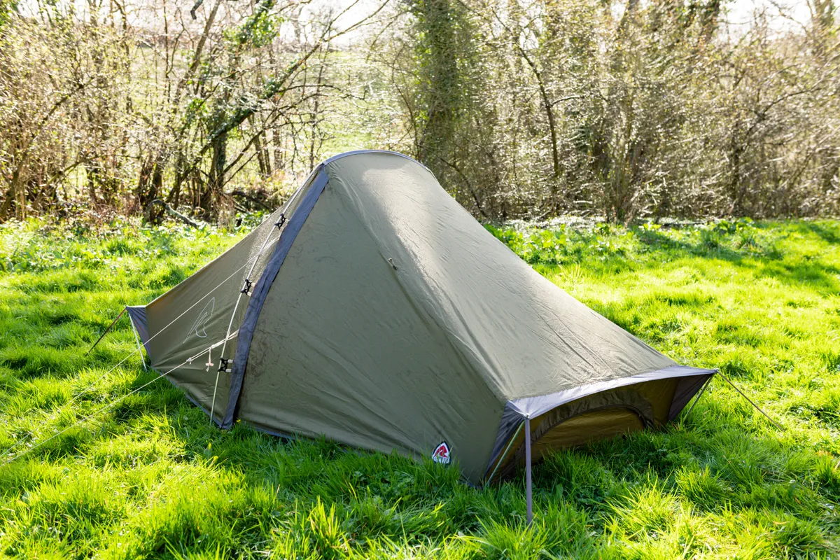 Green 2-person tent