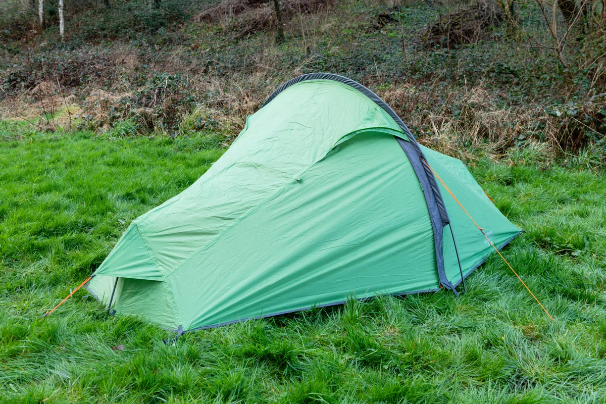 Green 2-person tent