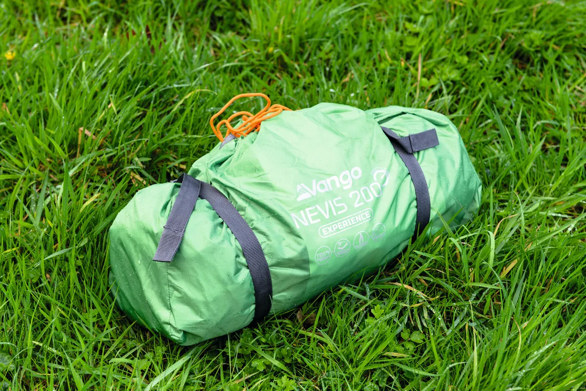 Green tent bag