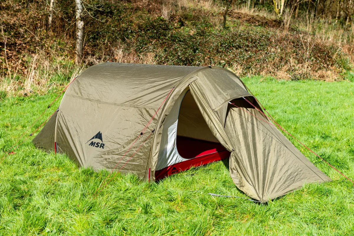 2-person tent with porch