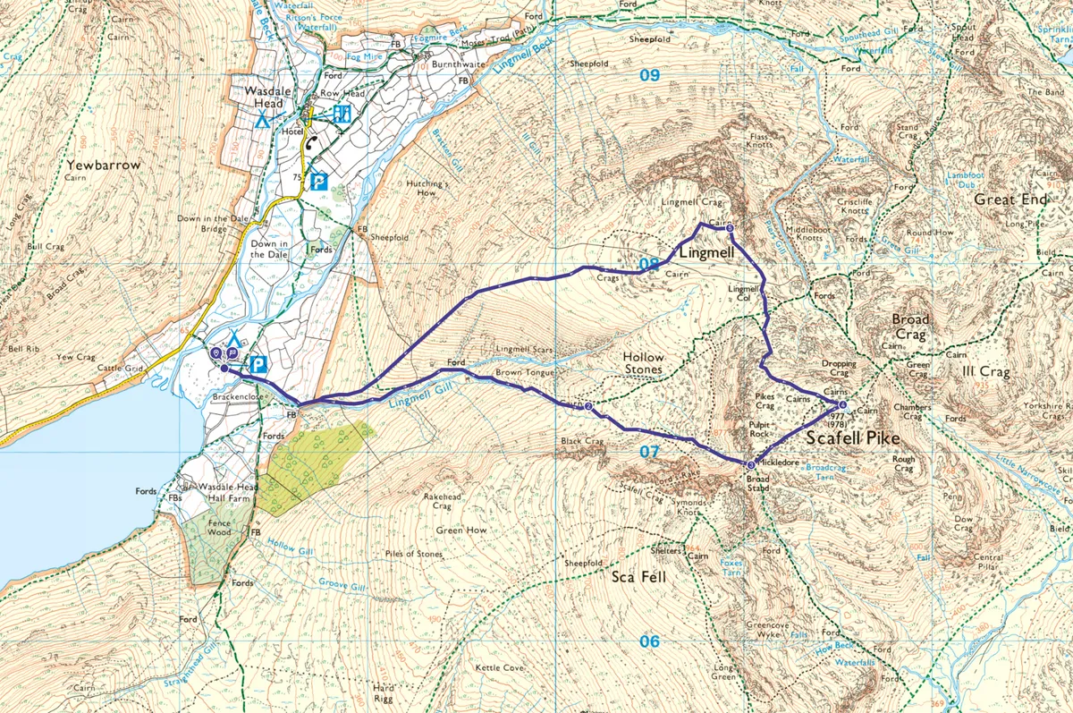 Scafell Pike route