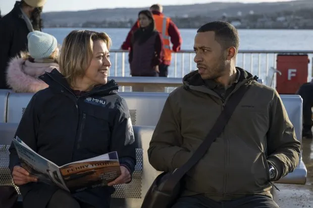 Nicola Walker and Ukweli Roach on the Clyde Clippe