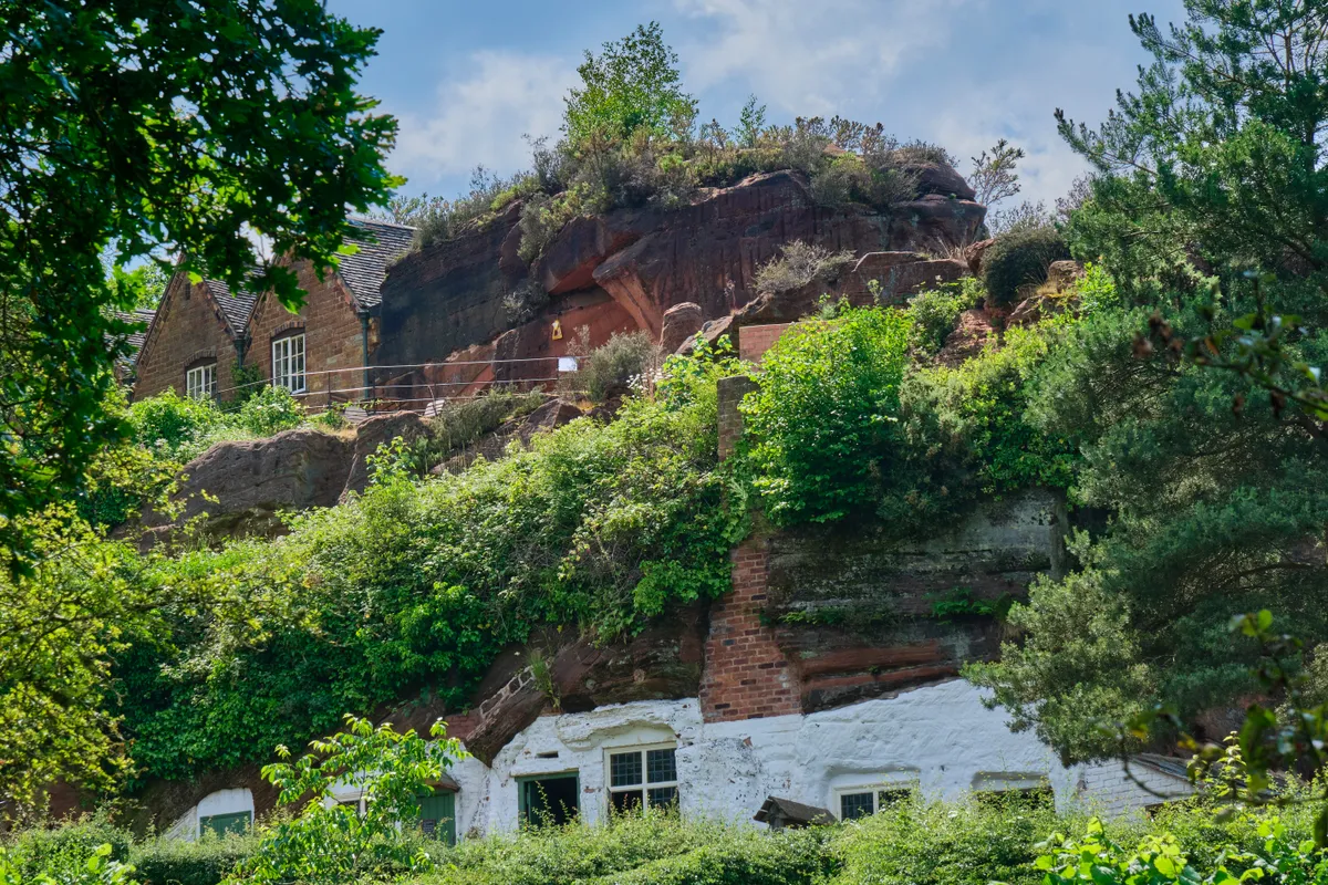 Holy Austin Rock House at Kinver Edge in Staffordshire