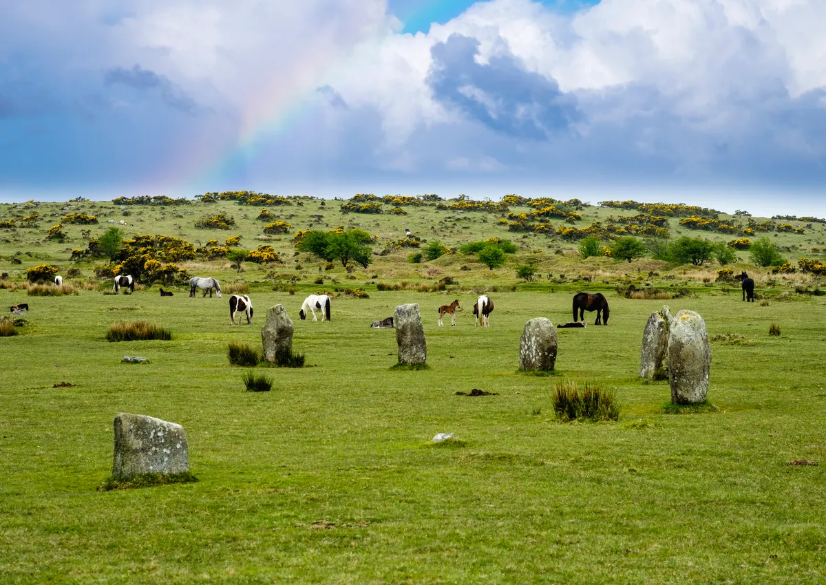 Hurlers Stone Circles on Bodmin Moor