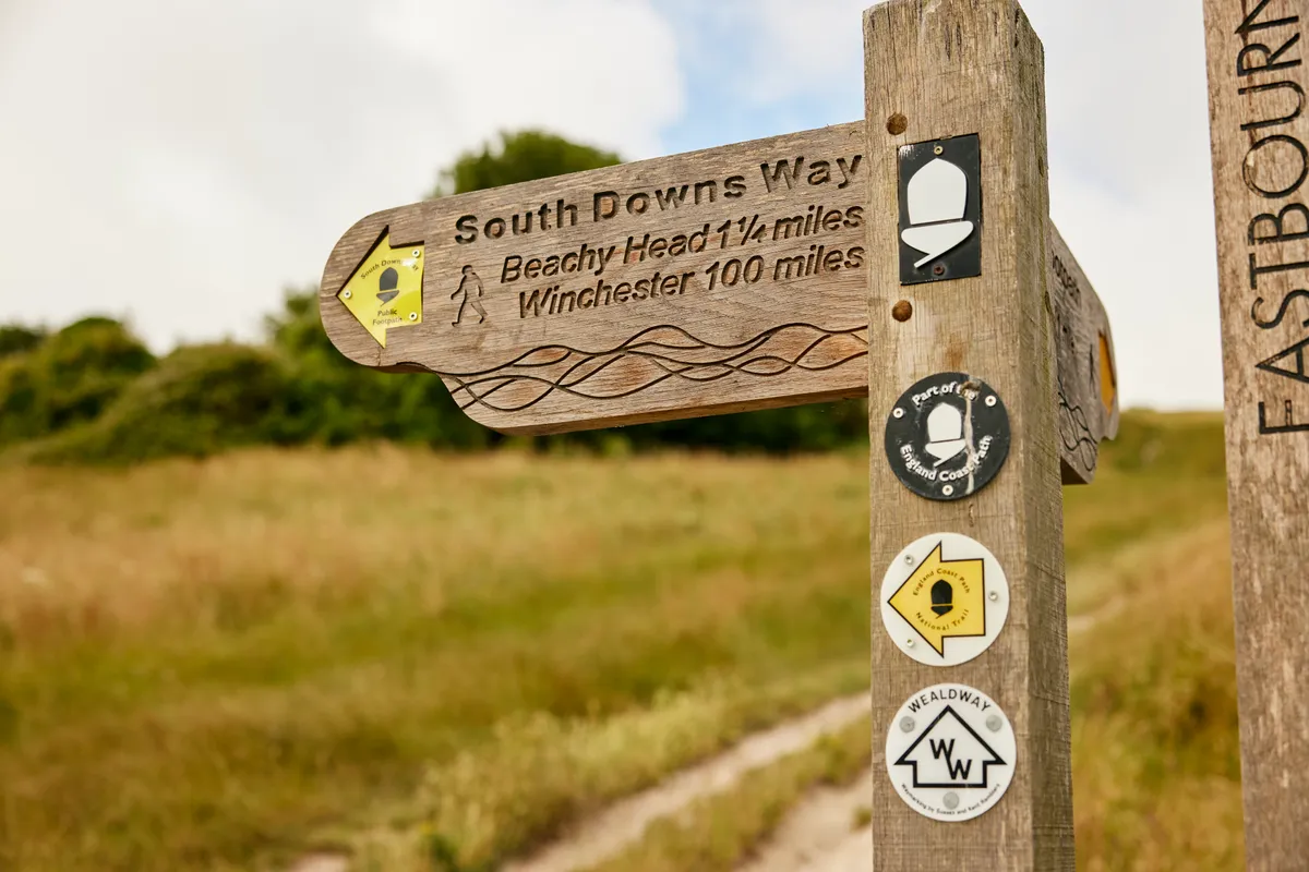 South Downs Way sign