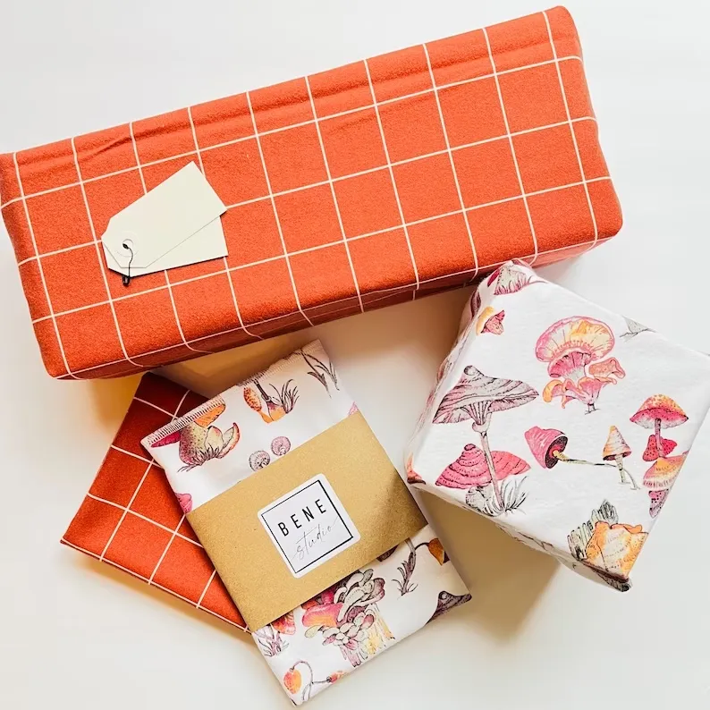 Flannel resuable gift wrap