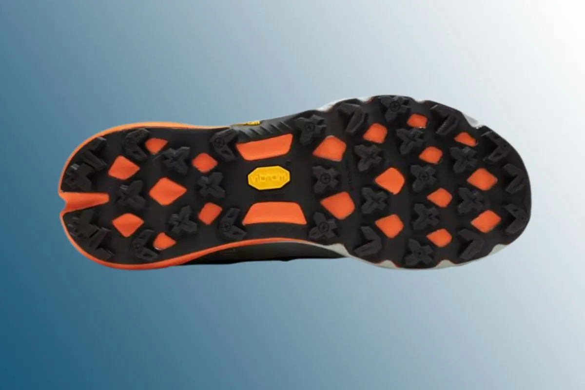 Sole of Merrell trail shoe 