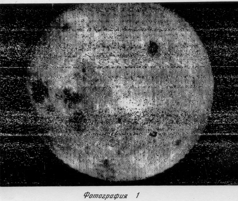 The first image ever captured of the far side of the Moon, taken by the Soviet Luna 3 image. Credit: OKB-1 - http://nssdc.gsfc.nasa.gov/imgcat/html/mission_page/EM_Luna_3_page1.html