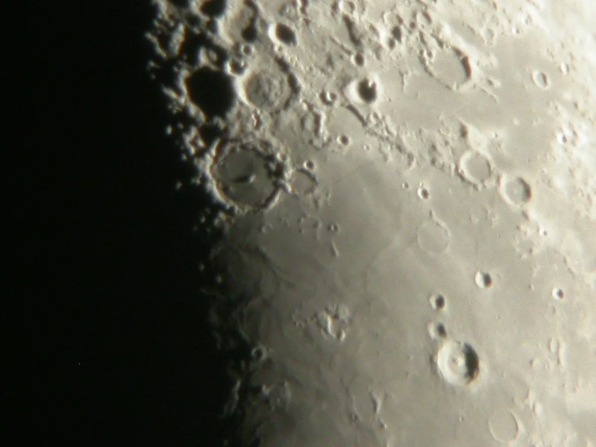 The southern edge of Mare Nubium, captured in the same method as the images above. Credit: Ade Ashford.