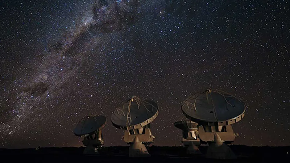 “In the deepest sense the search for extraterrestrial intelligence is a search for ourselves” – Carl Sagan (Credit: ESO/José Francisco Salgado)