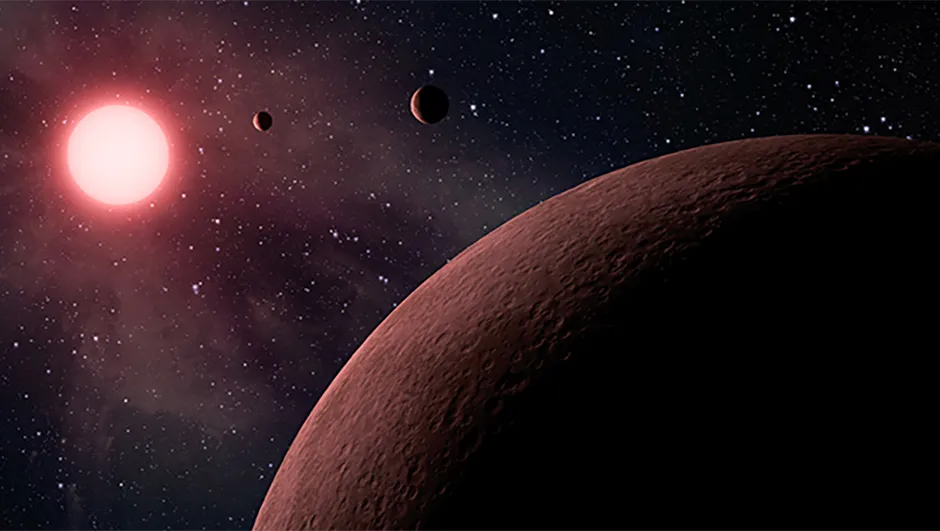 An artist's impression of exoplanets in orbit around a star.Credit: NASA/JPL-Caltech