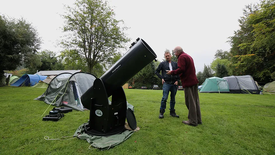 AstroCamp is a great place to exchange opinions and even swap eyepieces. Credit: Jamie Carter