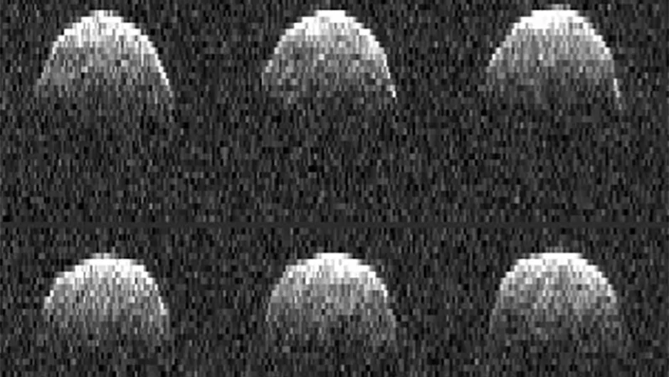 A set of radar images of 1999 RQ36. (Image credit: NASA/JPL-Caltech)