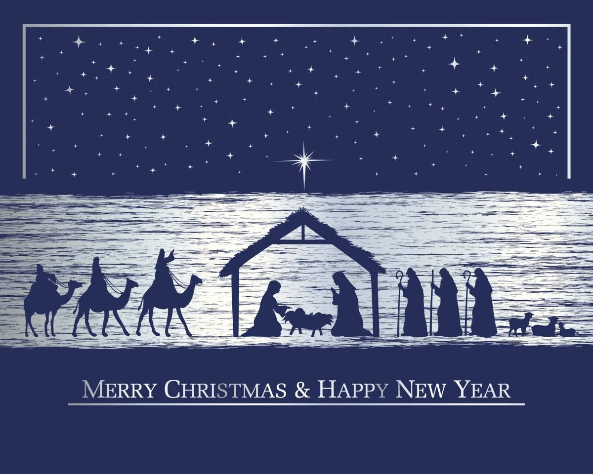 The three wise men and the Star of Bethlehem are a classic icon of Christmas depicted on festive cards around the world. Credit: Adyna / Getty Images