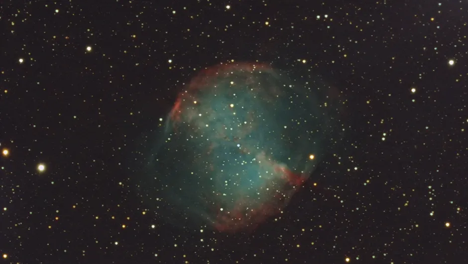 M27 Dumbell Nebula 60 minutes total exposure