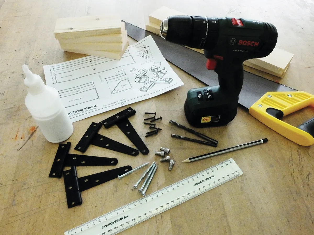 build multi camera mount tools materials