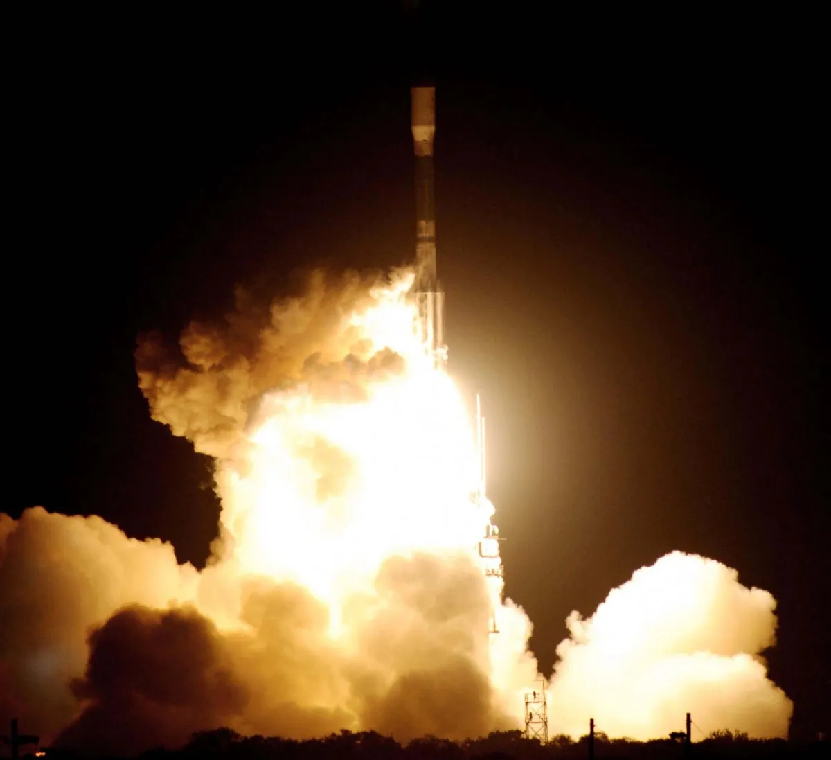 The Delta II rocket carrying Kepler launches from Cape Canaveral Air Force Station in Florida, 7 March 2009. Credit: NASA