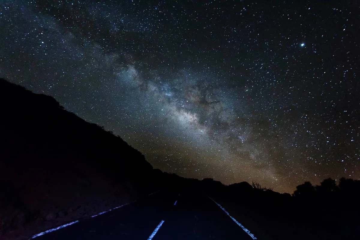 Road to the Stars by Peter Louer, Tenerife. Equipment: Canon 700D, Samyang 10mm lens.