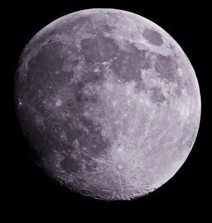 Purple Moon by Corey Lindholm, Lake Worth, Florida, USA. Equipment: Orion SkyQuest, iPhone camera on lens