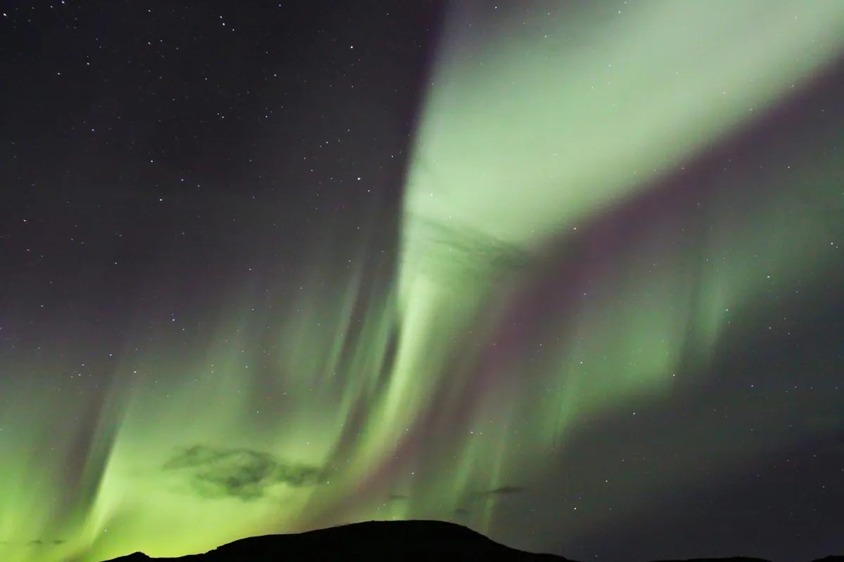 Northern Lights by Trevor Nurse, Iceland. Equipment: Canon 50D, 28-200mm lens.