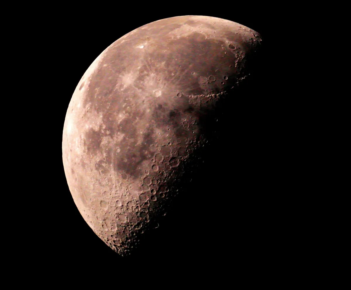 Another Early Morning Moon by Aprill Harper, Blunham, Bedfordshire, UK. Equipment: Samsung NX1000, SkyWatcher 8