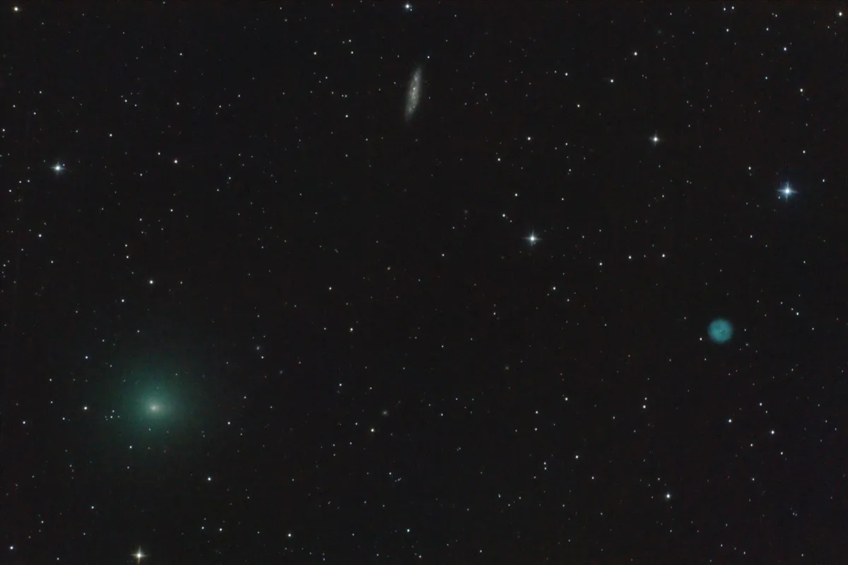 Short-period Comet 41P into the Dipper 