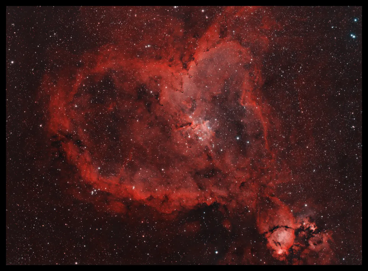 IC1805 - The Heart Nebula by Gavin James, Marlborough, UK. Equipment: Skywatcher 80ED, QSI683-WSG.